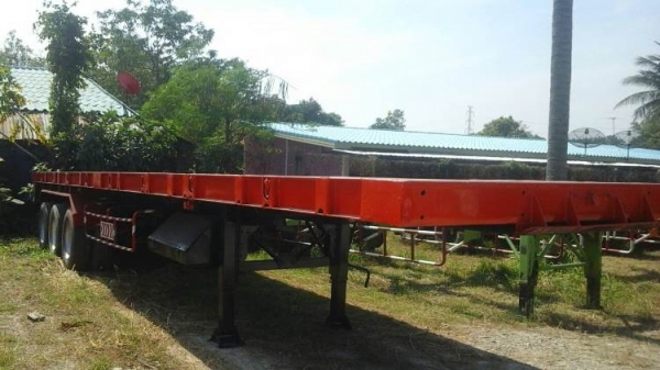 เทรลเลอร์ พี้นเรียบ 3 เพลาต่อจากอู่ ST ราคา 395,000 เงินผ่อนดาวน์ 90,000 ติดต่อคุณนริศ 081-733-5156 เทรลเลอร์ พี้นเรียบ 3 เพลาต่อจากอู่ ST ราคา 395,000 เงินผ่อนดาวน์ 90,000 ติดต่อคุณนริศ 081-733-5156