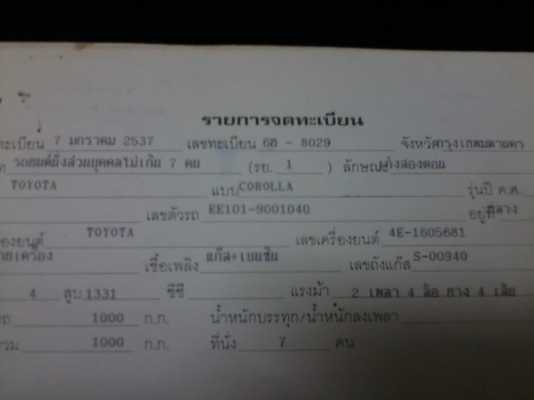 โตโยต้าสามห่วง ปี 94 สภาพสวยครับ