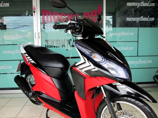 CLICK 110 i สีดำแดง รุ่นใหม่ไมล์ขาว ตัวประหยัดน้ำมัน รถเดือน ธันวาคม ปี 54 ไมล์ 9 พันโล ของแถม 3 รายการ 22900