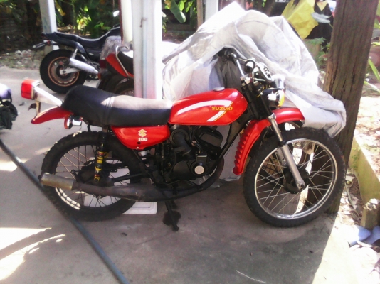 ขาย suzuki ts100 ทะเบียนขาด มีชุดโอน