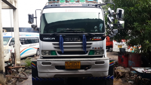 ** ราคา 2.45 ล้าน ** ISUZU DECA 320 ยูโรทูก่อนMAX LOAD ดั้มมิเนียมแม่-ลูก3เพลาแท้ เกียร์อีตั้น12.5รอบ โอเวอร์ไดร้