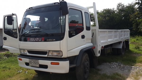 ** ราคา 799,000 **ISUZU FTR33 DECA195 แรงม้า กระบะยาว7.20เมตร เครื่องดี แคชซีสวยมาก