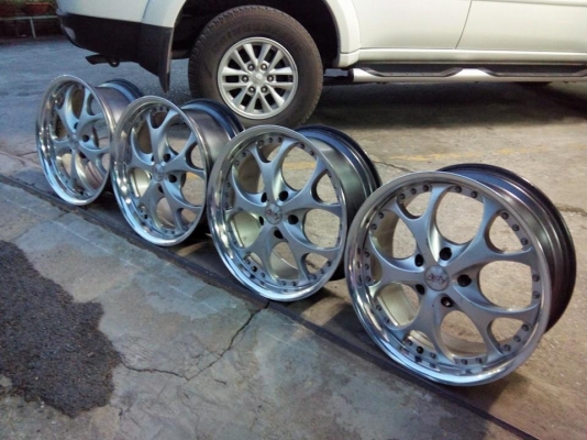 lenso 18 5รู120 et37 กว้าง8" เดิมไม่มีซ่อม ไม่คดไม่ดุ้ง รายหาอยาก