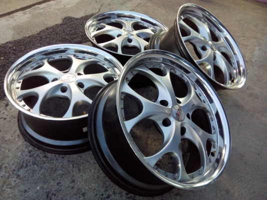 lenso 18 5รู120 et37 กว้าง8" เดิมไม่มีซ่อม ไม่คดไม่ดุ้ง รายหาอยาก