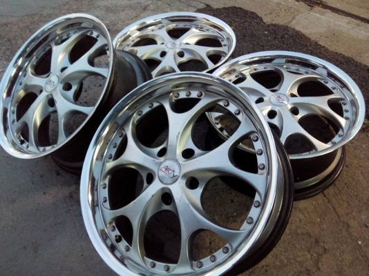 lenso 18 5รู120 et37 กว้าง8" เดิมไม่มีซ่อม ไม่คดไม่ดุ้ง รายหาอยาก