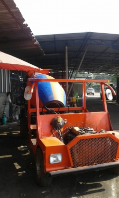 ขายรถโม่ปูน ต่อเสร็จใหม่ๆใช้เครื่อง ISUZU มังกรทอง