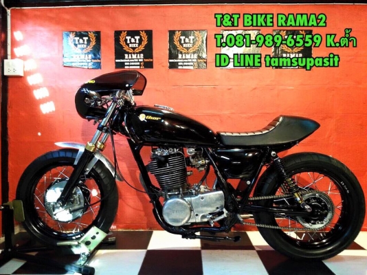 T&amp;T BIKE RAMA2 จัดไปพิเศษเพียง 54500 ฿YAMAHA SR400 ปี94 แต่ง CAFE RECER อินวอย สรรพสามิต ชุดเเต่งแท้รอบคัน