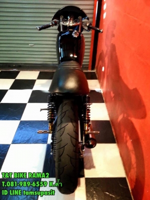 T&amp;T BIKE RAMA2 จัดไปพิเศษเพียง 54500 ฿YAMAHA SR400 ปี94 แต่ง CAFE RECER อินวอย สรรพสามิต ชุดเเต่งแท้รอบคัน