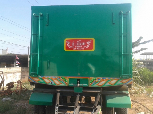 ขายลูกพ่วง 2เพลา ,ไม่ดั้ม กว้าง2.50 เมตร,ยาว 6.40เมตร,สูง 1.80 เมตร,ยาง95\% ขายลูกพ่วง 2เพลา ,ไม่ดั้ม กว้าง2.50 เมตร,ยาว 6.40เมตร,สูง 1.80 เมตร,ยาง95\%