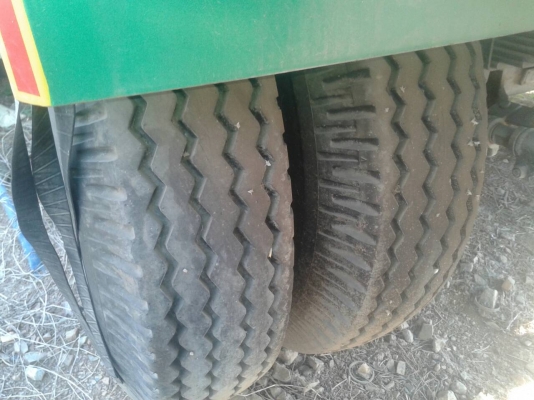 ขายลูกพ่วง 2เพลา ,ไม่ดั้ม กว้าง2.50 เมตร,ยาว 6.40เมตร,สูง 1.80 เมตร,ยาง95\% ขายลูกพ่วง 2เพลา ,ไม่ดั้ม กว้าง2.50 เมตร,ยาว 6.40เมตร,สูง 1.80 เมตร,ยาง95\%