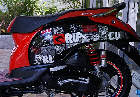 honda สกูปี่ ไอหัวฉีด สตาทรืโมท สีสวย เดิมๆ ล้อแม็ก ยางโต ดอกยางเต็มๆ โชคเยส ปรับเกลียว สูงเตี้ยได้ ไมล์ 3562 เล็กรามอินทรา 58 ทีร้ามมีรถให้เลือกอีกหลายคัน