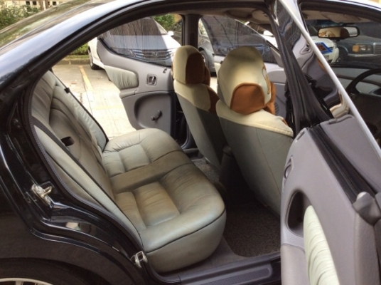 ขายรถทรงสวย ไคสเลอร์ นีออน ปี96 เปลี่ยนเครื่องโตโยต้า 4S-FE หัวฉีด 1.8 เกียร์ออโต้ เพาเวอร์ ไฟฟ้า ภายในสวยเดิม เบาะหนัง แอร์เย็นฉ่ำ วิทยุCD ตัวถังสีเต็มเงา ชุดแต่งรอบคัน แม็ก17" เบรคแต่ง เครื่องเกียร์ดี รถขับดี พร้อมใช้ครับ ภาษีปี58