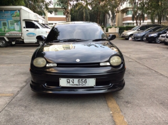 ขายรถทรงสวย ไคสเลอร์ นีออน ปี96 เปลี่ยนเครื่องโตโยต้า 4S-FE หัวฉีด 1.8 เกียร์ออโต้ เพาเวอร์ ไฟฟ้า ภายในสวยเดิม เบาะหนัง แอร์เย็นฉ่ำ วิทยุCD ตัวถังสีเต็มเงา ชุดแต่งรอบคัน แม็ก17" เบรคแต่ง เครื่องเกียร์ดี รถขับดี พร้อมใช้ครับ ภาษีปี58