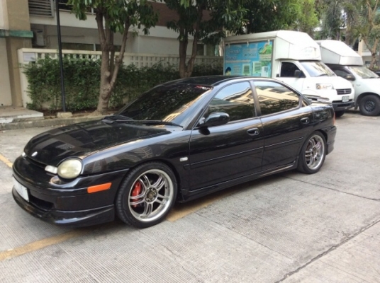 ขายรถทรงสวย ไคสเลอร์ นีออน ปี96 เปลี่ยนเครื่องโตโยต้า 4S-FE หัวฉีด 1.8 เกียร์ออโต้ เพาเวอร์ ไฟฟ้า ภายในสวยเดิม เบาะหนัง แอร์เย็นฉ่ำ วิทยุCD ตัวถังสีเต็มเงา ชุดแต่งรอบคัน แม็ก17" เบรคแต่ง เครื่องเกียร์ดี รถขับดี พร้อมใช้ครับ ภาษีปี58