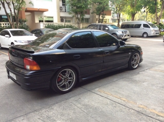 ขายรถทรงสวย ไคสเลอร์ นีออน ปี96 เปลี่ยนเครื่องโตโยต้า 4S-FE หัวฉีด 1.8 เกียร์ออโต้ เพาเวอร์ ไฟฟ้า ภายในสวยเดิม เบาะหนัง แอร์เย็นฉ่ำ วิทยุCD ตัวถังสีเต็มเงา ชุดแต่งรอบคัน แม็ก17" เบรคแต่ง เครื่องเกียร์ดี รถขับดี พร้อมใช้ครับ ภาษีปี58