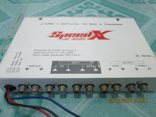 ปรีแอมป์ SPEED X มือสอง สภาพดี เสียงแนวโชว์ ขาย 750 บาท