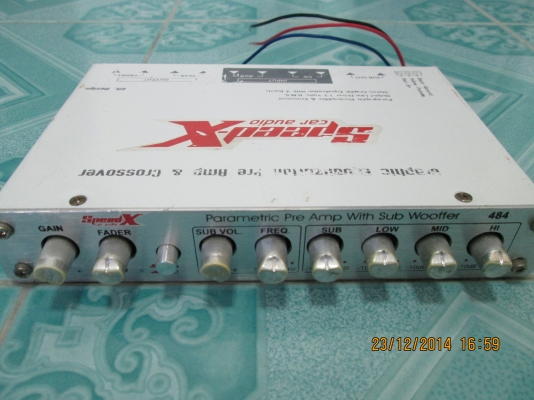 ปรีแอมป์ SPEED X มือสอง สภาพดี เสียงแนวโชว์ ขาย 750 บาท