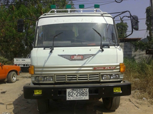 FM177LA 10 ล้อ เพลาเดียว เทเลอร์บรรทุกแบคโฮ