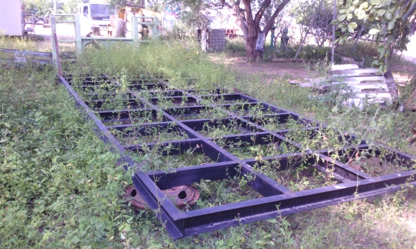 แพรถเกี่ยวข้าว ต่อใหม่ยังไม่สมบูรณ์ ขายถูกๆๆๆ