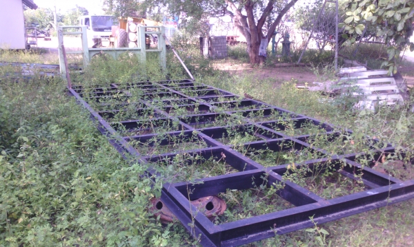 แพรถเกี่ยวข้าว ต่อใหม่ยังไม่สมบูรณ์ ขายถูกๆๆๆ