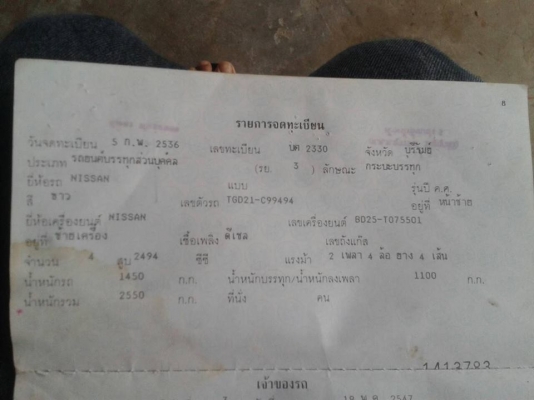 ขายกระบะปิคอั๊พนิสสันแค็บ ปี36สภาพพร้อมใช้งาน ทะเบียนพร้อมโอนปี58 เครื่องดี แชชซีสวย