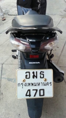 สตาร์ทมือ 125i กท470 โฉมใหม่ ปี55 สีดำ เอกสารครบ 28,000