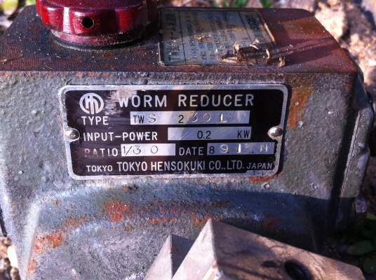 เกียร์ทดจากญี่ปุ่น WARN REDUCER ขนาด 30 : 1 เพลาขับโต 22 มม. เกียร์ทดจากญี่ปุ่น WARN REDUCER ขนาด 30 : 1 เพลาขับโต 22 มม.