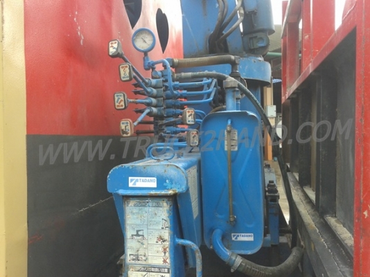 รถบรรทุก 6 ล้อ ISUZU ติดเครน ยี่ห้อ TADANO  3 ตัน   165  แรงม้า..สามารถดูสภาพรถและทดลองขับได้ที่ศูนย์พักรถ truck2hand จังหวัดสระบุรี