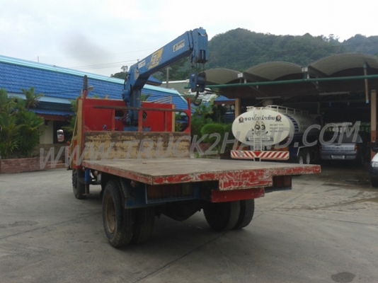 รถบรรทุก 6 ล้อ ISUZU ติดเครน ยี่ห้อ TADANO  3 ตัน   165  แรงม้า..สามารถดูสภาพรถและทดลองขับได้ที่ศูนย์พักรถ truck2hand จังหวัดสระบุรี