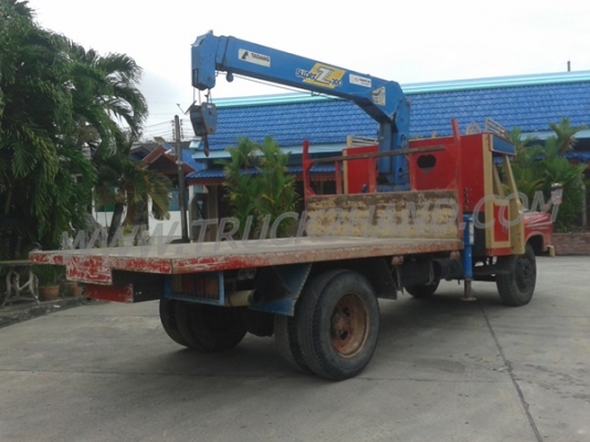 รถบรรทุก 6 ล้อ ISUZU ติดเครน ยี่ห้อ TADANO  3 ตัน   165  แรงม้า..สามารถดูสภาพรถและทดลองขับได้ที่ศูนย์พักรถ truck2hand จังหวัดสระบุรี