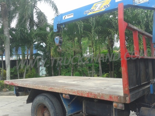 รถบรรทุก 6 ล้อ ISUZU ติดเครน ยี่ห้อ TADANO  3 ตัน   165  แรงม้า..สามารถดูสภาพรถและทดลองขับได้ที่ศูนย์พักรถ truck2hand จังหวัดสระบุรี