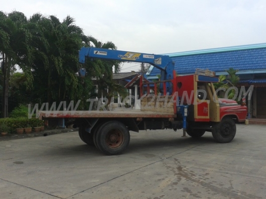 รถบรรทุก 6 ล้อ ISUZU ติดเครน ยี่ห้อ TADANO  3 ตัน   165  แรงม้า..สามารถดูสภาพรถและทดลองขับได้ที่ศูนย์พักรถ truck2hand จังหวัดสระบุรี