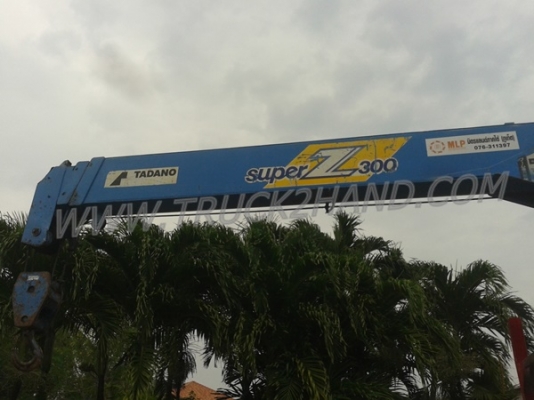 รถบรรทุก 6 ล้อ ISUZU ติดเครน ยี่ห้อ TADANO  3 ตัน   165  แรงม้า..สามารถดูสภาพรถและทดลองขับได้ที่ศูนย์พักรถ truck2hand จังหวัดสระบุรี