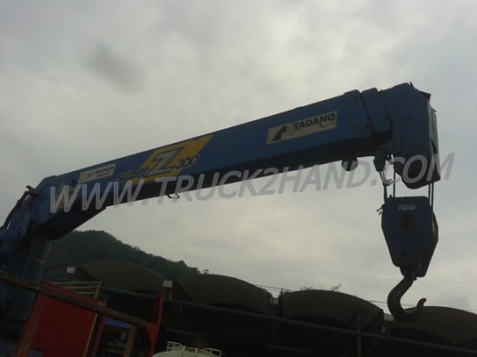 รถบรรทุก 6 ล้อ ISUZU ติดเครน ยี่ห้อ TADANO  3 ตัน   165  แรงม้า..สามารถดูสภาพรถและทดลองขับได้ที่ศูนย์พักรถ truck2hand จังหวัดสระบุรี