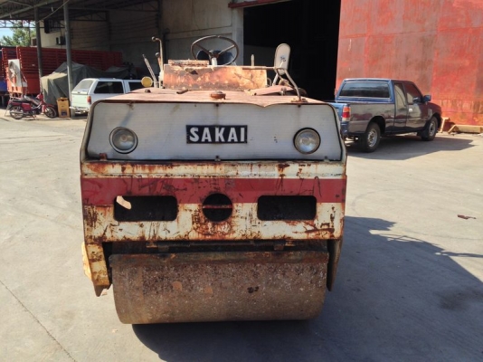 ขายรถบดสั่นสะเทือน 3.8 ตัน SAKAI TV-40N หน้าเหล็ก หลังยาง