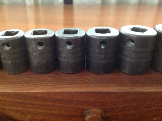 ขายลูกบล็อคขันกระแทรก Vintage Snap-On 3 หุน( เบอร์ 10-19 )