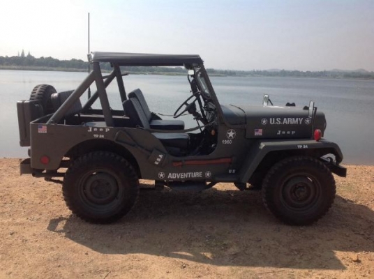 รถจิ๊ปวิลลี่ื เครื่องดีเซล 4DR5 โฟล์วิลขับสี่ทะเบียนพร้อมโอน