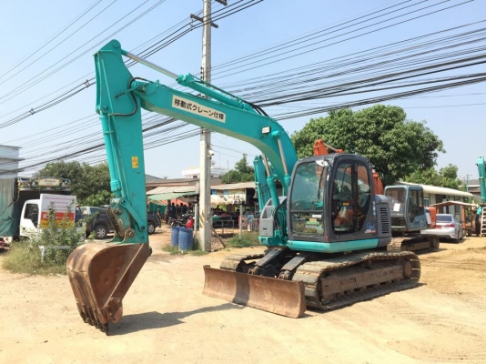ขาย Kobelco SK135SR-1ES (YY04) ซุปเปอร์ ปี2006 มีใบมีดดัน แทรคเหล็กหุ้มยาง ราคาไม่แพงครับ
