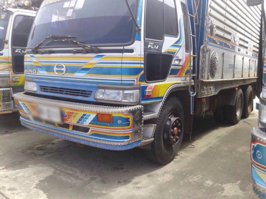 ขายรถบรรทุสิบล้อไม่ดัมพ์ HIN 1J FL1JYKA เครื่อง JO8C-210 แรง 1 เพลา กระบะมิเนียมไม่ดัมพ์อู่สหกิจ