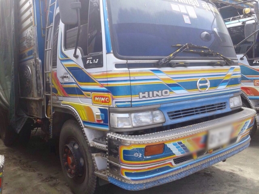 ขายรถบรรทุสิบล้อไม่ดัมพ์ HIN 1J FL1JYKA เครื่อง JO8C-210 แรง 1 เพลา กระบะมิเนียมไม่ดัมพ์อู่สหกิจ