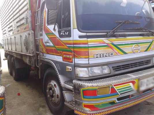 ขายรถบรรทุสิบล้อไม่ดัมพ์ HIN 1J FL1JYKA เครื่อง JO8C-210 แรง 1 เพลา กระบะมิเนียมไม่ดัมพ์อู่สหกิจ