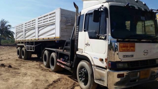 ขายรถสิบล้อหัวลากพร้อมหาง โปรเฟีย รถประกอบ เครื่อง P11C หางเซมิดัมพ์เสรีชัยยาว 8.50 เมตร 2 เพลา