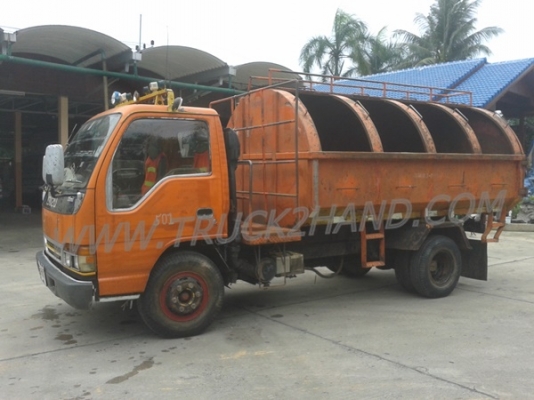 รถบรรทุกเฉพาะกิจ (รถขยะ) 6 ล้อดัมพ์ ยี่ห้อ ISUZU NPR 120 แรงม้า สามารถดูสภาพรถและทดลองขับได้ที่ศูนย์พักรถ truck2hand และยังต่อรองราคาได้อีกครับ