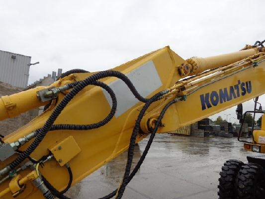 PW130-7K # K40135 : รถขุด ล้อยาง Komatsu T. กุ้ง:0813062283