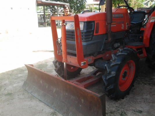 ขายตามสภาพรถไถคูโบต้า45แรงเครื่องดีมีดันหน้ามีพานหลัง