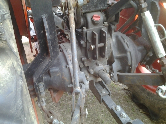 ขายตามสภาพรถไถคูโบต้า45แรงเครื่องดีมีดันหน้ามีพานหลัง