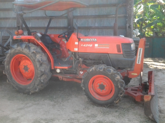 ขายตามสภาพรถไถคูโบต้า45แรงเครื่องดีมีดันหน้ามีพานหลัง