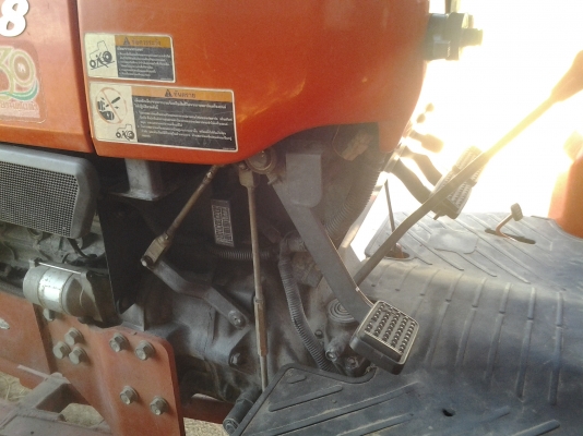 ขายตามสภาพรถไถคูโบต้า45แรงเครื่องดีมีดันหน้ามีพานหลัง