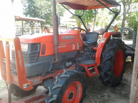 ขายตามสภาพรถไถคูโบต้า45แรงเครื่องดีมีดันหน้ามีพานหลัง