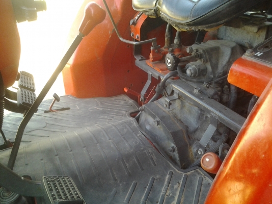 ขายตามสภาพรถไถคูโบต้า45แรงเครื่องดีมีดันหน้ามีพานหลัง